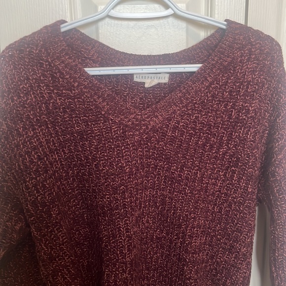 Aeropostale V-Neck Knit Sweater - Picture 3 of 3